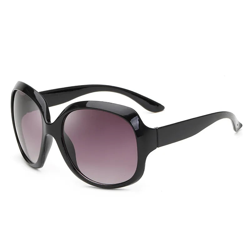 Gafas para Sol Ovaladas Dama Negros Vintage, UV400